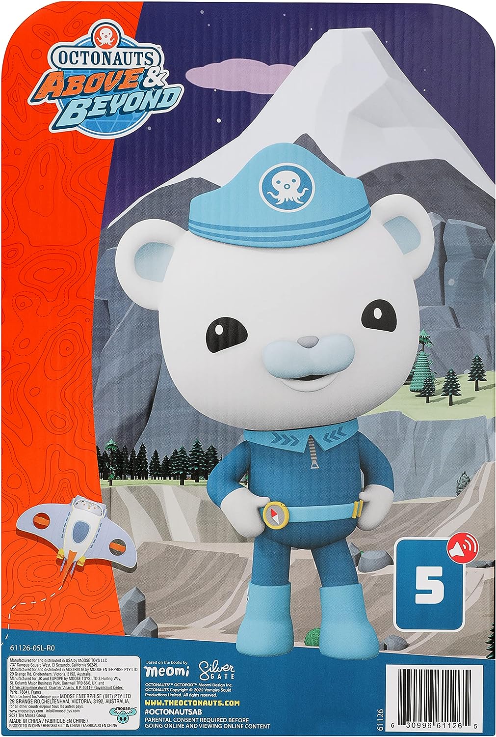 Octonauts Above & Beyond | Sound Effects Plush Captain Barnacles Toy | Over 5 Sounds And Phrases