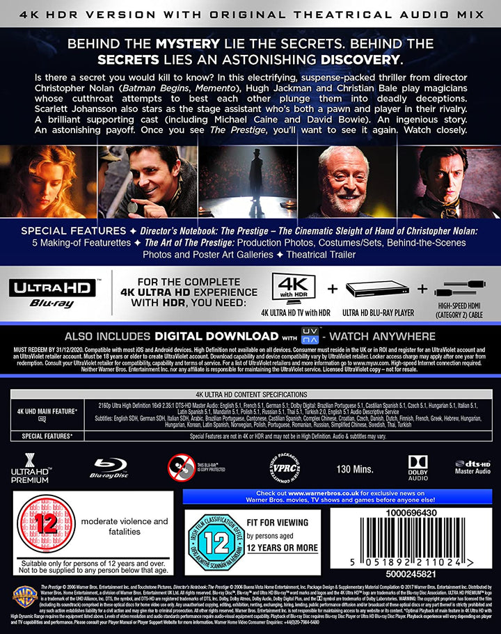Das Prestige [Blu-ray]