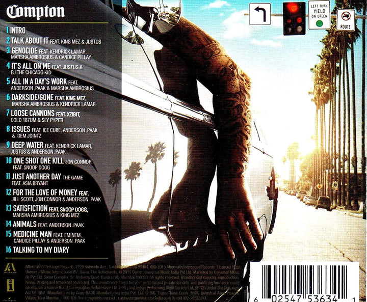 Comptonexplicit_lyrics - Dr. Dre  [Audio CD]