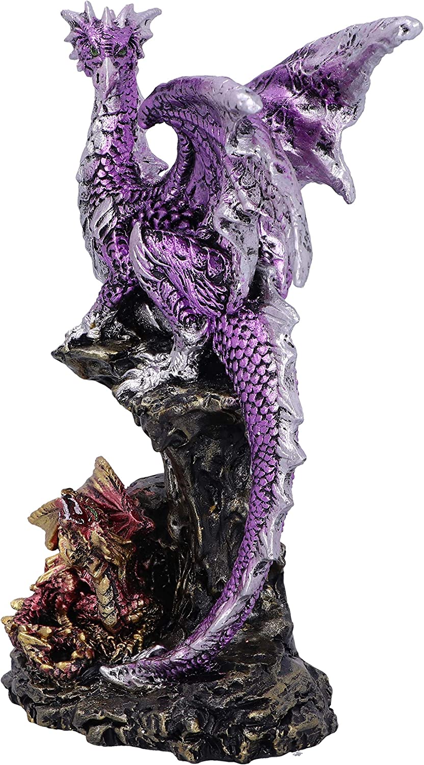 Hatchling Protection Dragon and Dragonling Parental Figurine