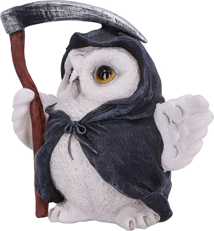 Nemesis Now Flight Grim Reaper Owl Familiar Figurine, White, 12.5cm