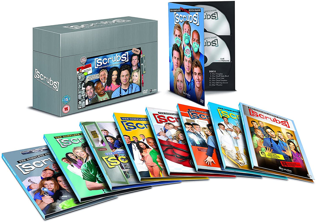 Scrubs - Complete Collection: Season 1-9 - Sitcom [DVD]