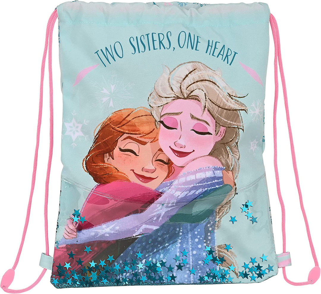 SAFTA 612215855 Junior Gym Bag 34 Cm Frozen Ii "One Heart"