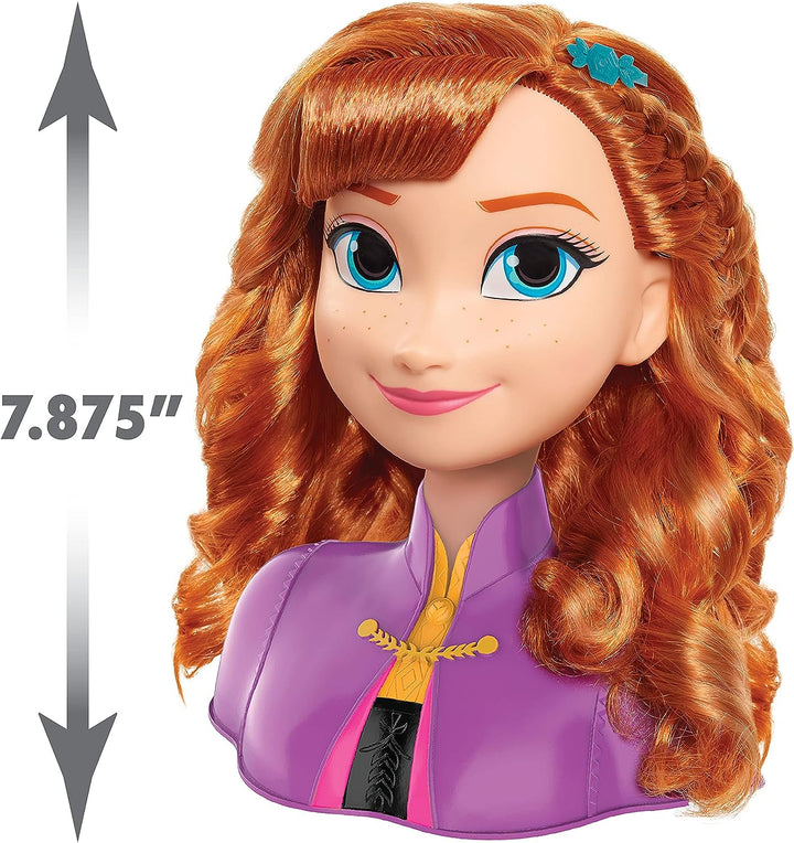 Disney Frozen 2 Anna styling heads, 14 pieces. , Black