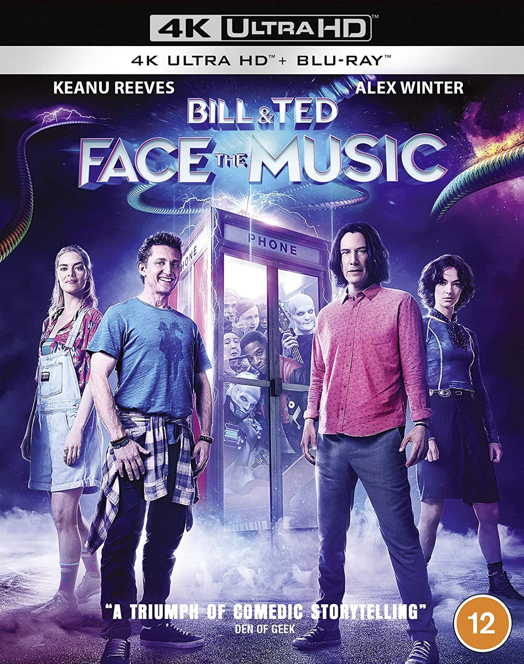 Bill & Ted Face The Music [4K Ultra HD] [2020] [Region Free] - Comedy/Sci-fi [BLu-ray]