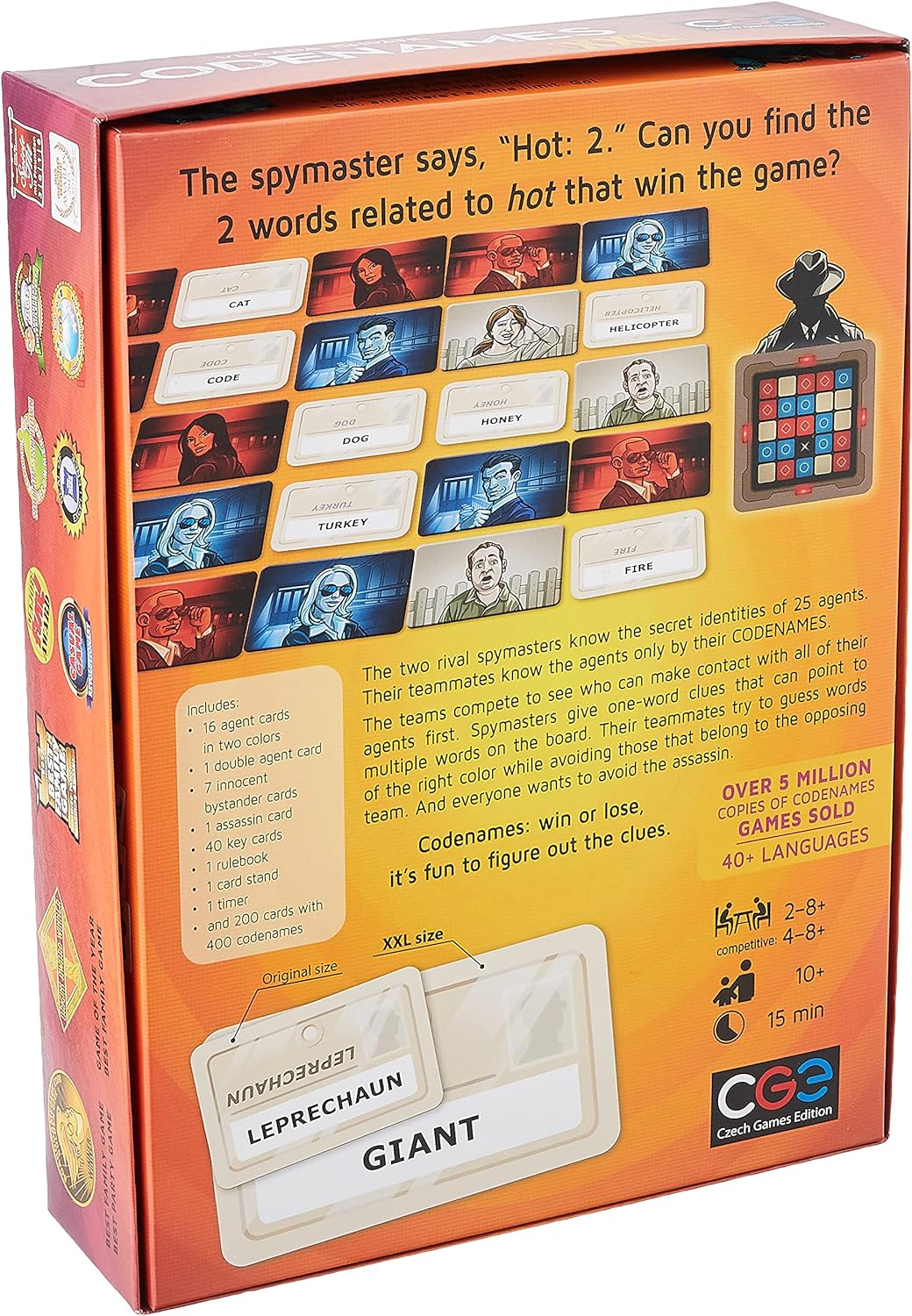 Czech Games Edition CGE00046 Codenames XXL, Mixed Colours