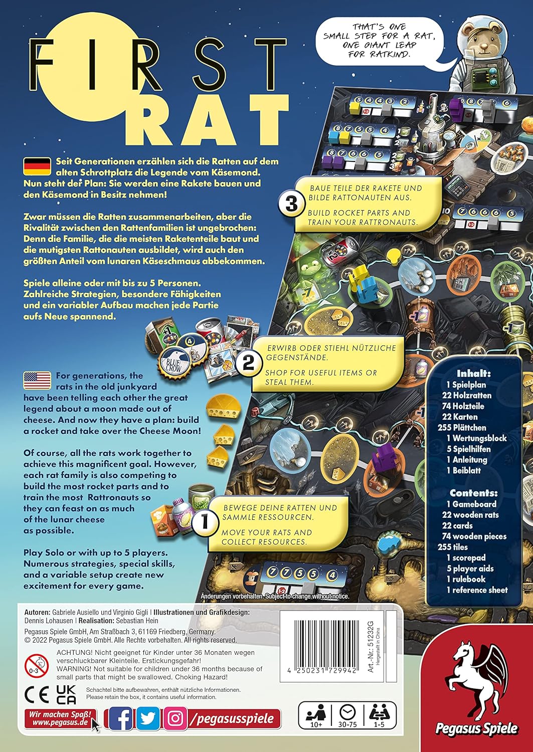 Pegasus Spiele 51232G First Rat