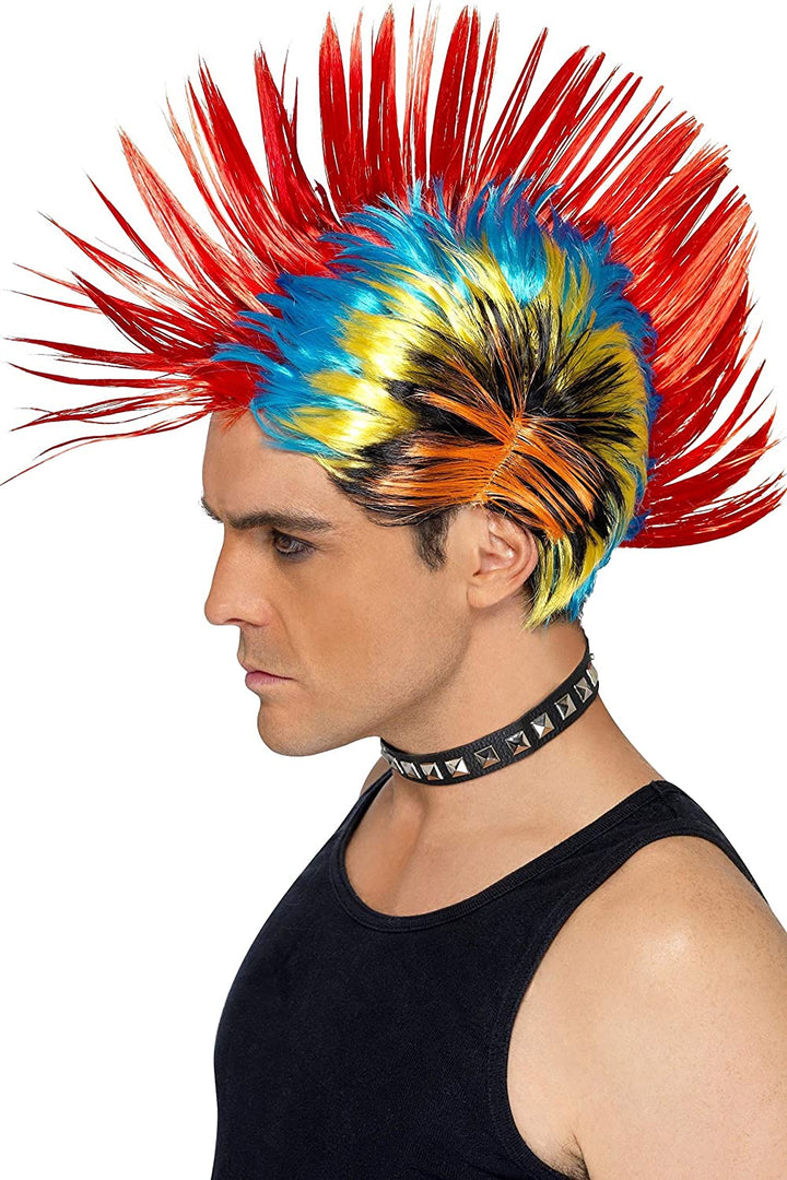 80s Street Punk Wig, Mohawk