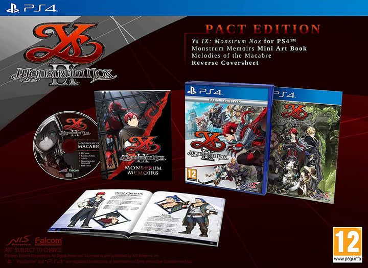 Ys Ix: Monstrum Nox Pact Edition – PlayStation 4 (PS4)