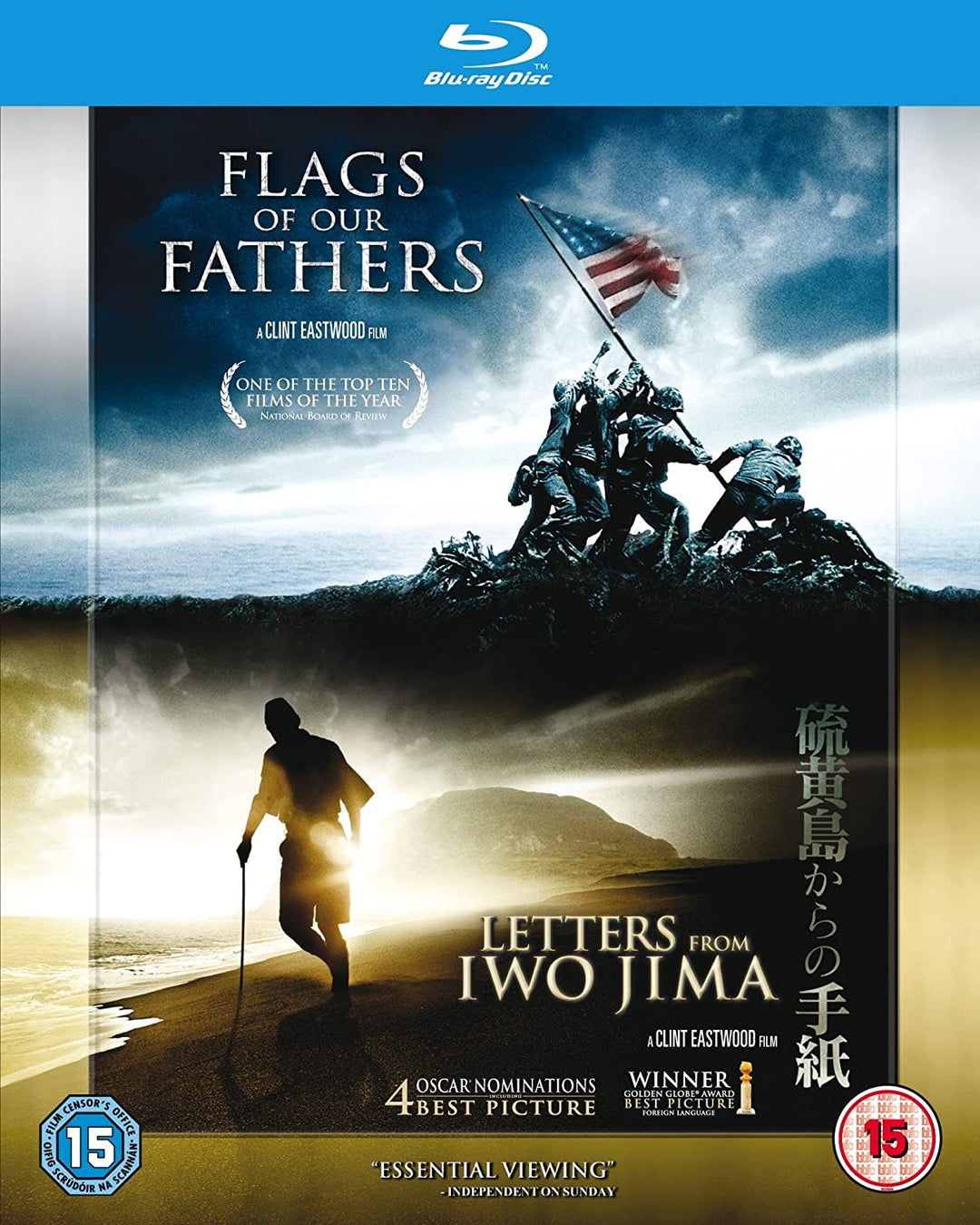 Flaggen unserer Väter/Letters From Iwo Jima [2 Film Collection] [2007] [Region Free] – Krieg/Drama [Blu-ray]