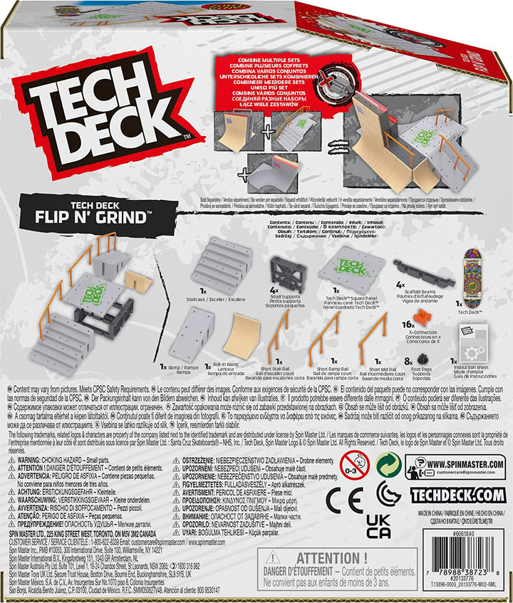 Tech Deck 1081140-6061840 XCnctPrkCrt GrindNFlip Styles Vary