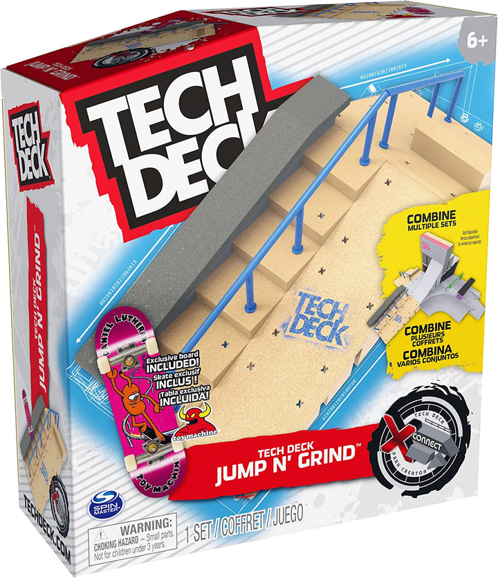 Tech Deck 6063221 TED ACS XCnctPrkCrt GML, Jump N’ Grind X-Connect Park Creator,