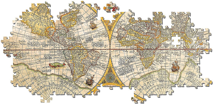 Clementoni 32557.3 Clementoni-32557-Collection-Ancient Map-2000 Pieces, Multi-Colour