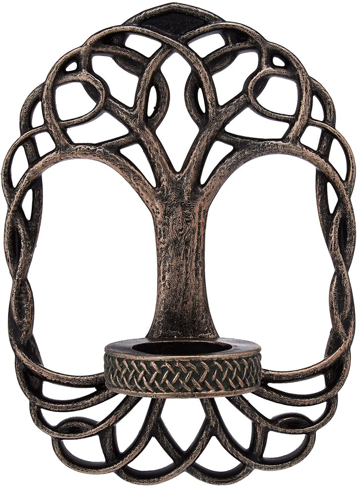 Nemesis Now Tree of Life Celtic Wall Candle Holder (D2415G6)