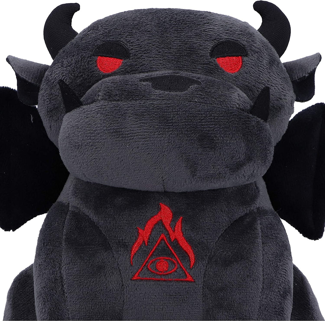 Nemesis Now Fluffy Fiends Gargoyle Cuddly Plush Toy 20cm, Black