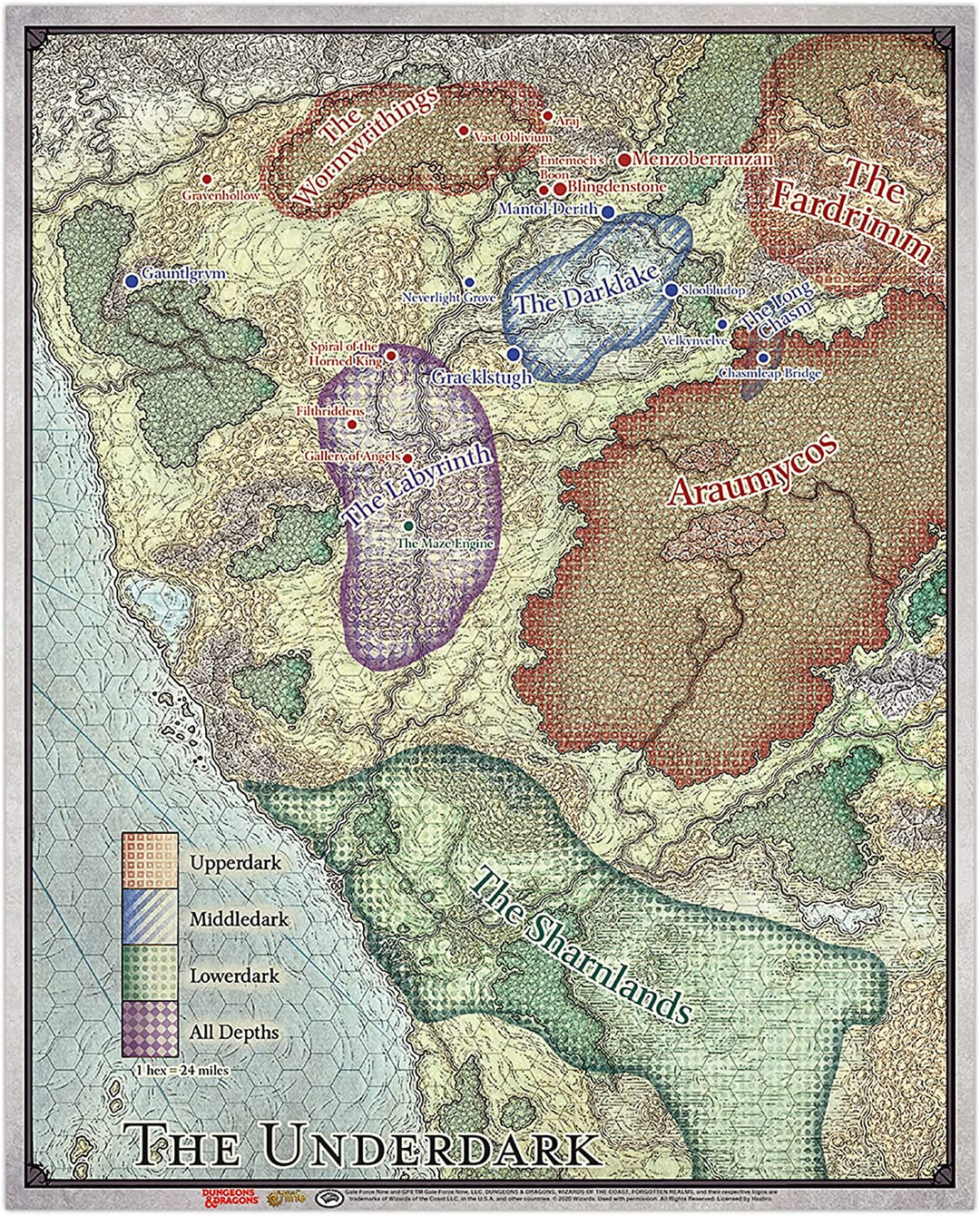 Out of the Abyss Map