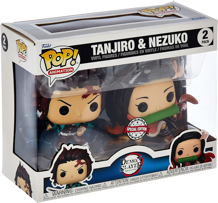 Funko Demon Slayer - Tanjiro & Nezuko 2 Pack Pop! Vinyl