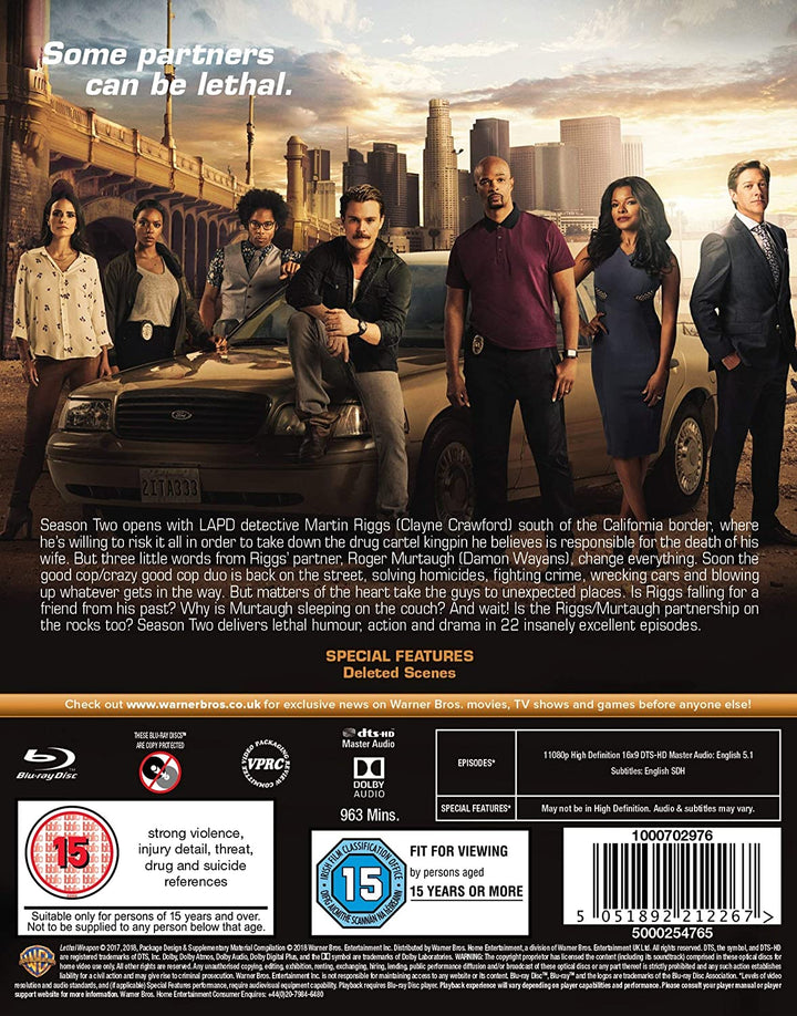 Lethal Weapon: Season 2 [Blu-ray]