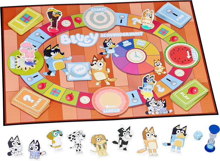 Bluey Scavenger Hunt Board Game - Official Family Board Game for 2-4 Players