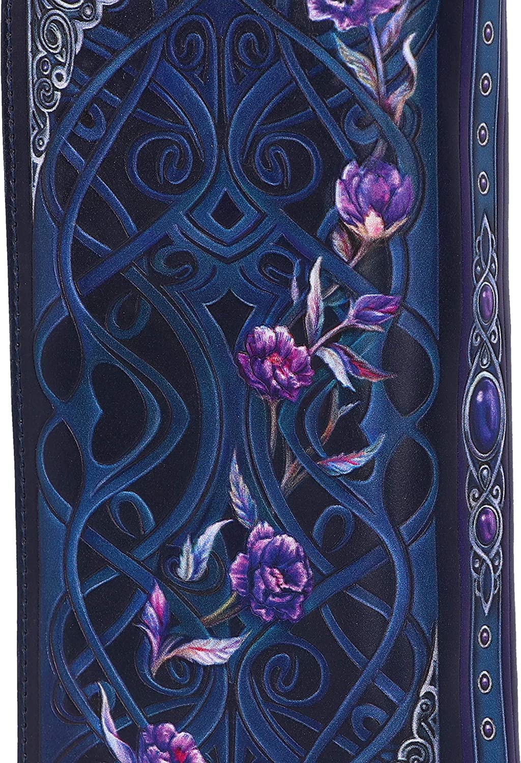 Nemesis Now Ravens Flight Black Wing Floral Embossed Purse Wallet, Polyurethane,