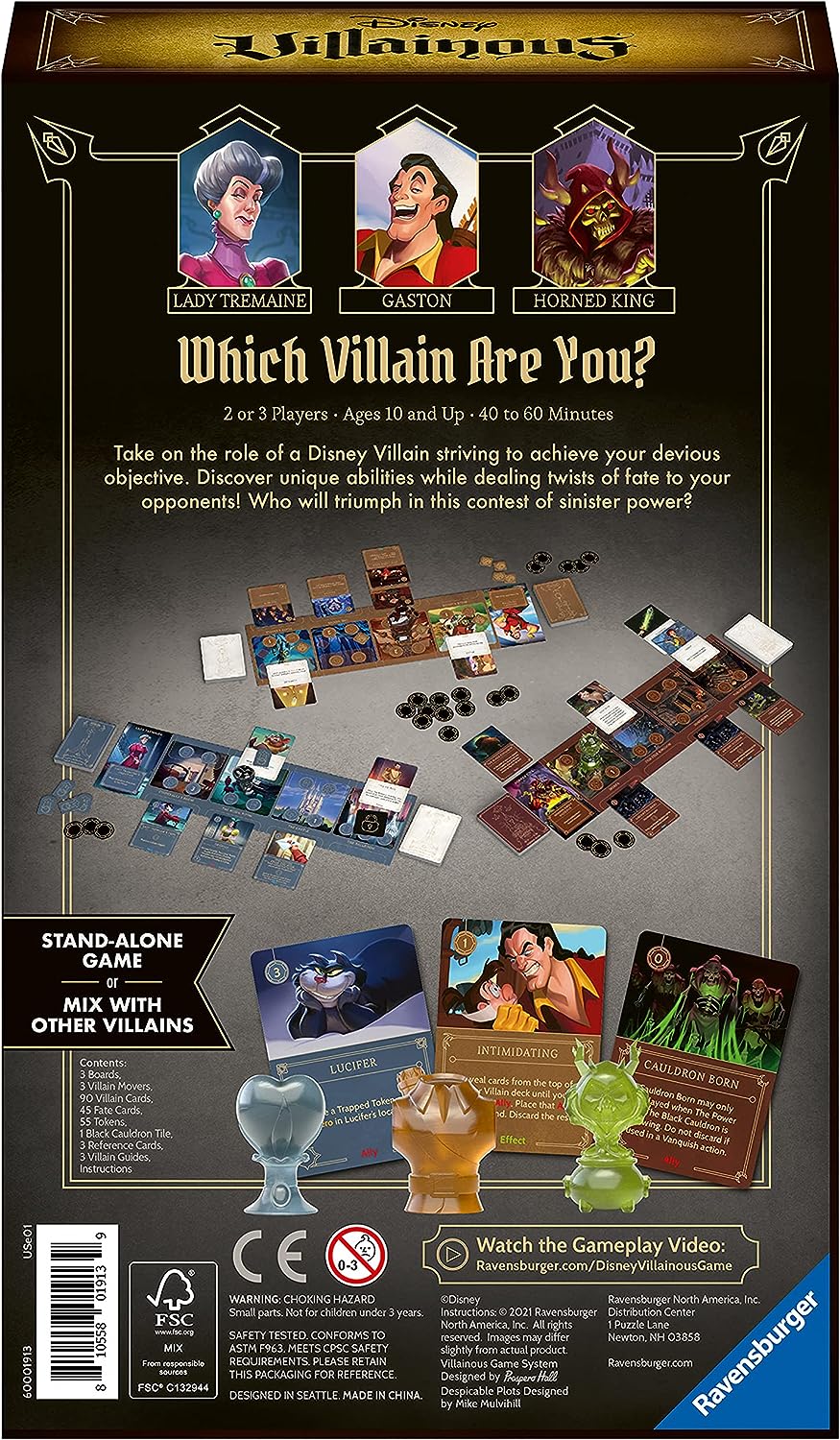 Ravensburger Disney Villainous Despicable Plots Board Game (27028)