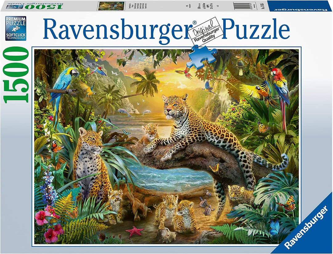 Ravensburger Leoparden im Dschungel 1500-teiliges Puzzle für Erwachsene und Kinder