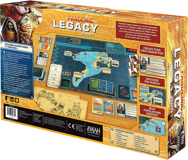Z-Man Games | Pandemic Legacy Season 2 Yellow Edition | Board Game | Ages 13+