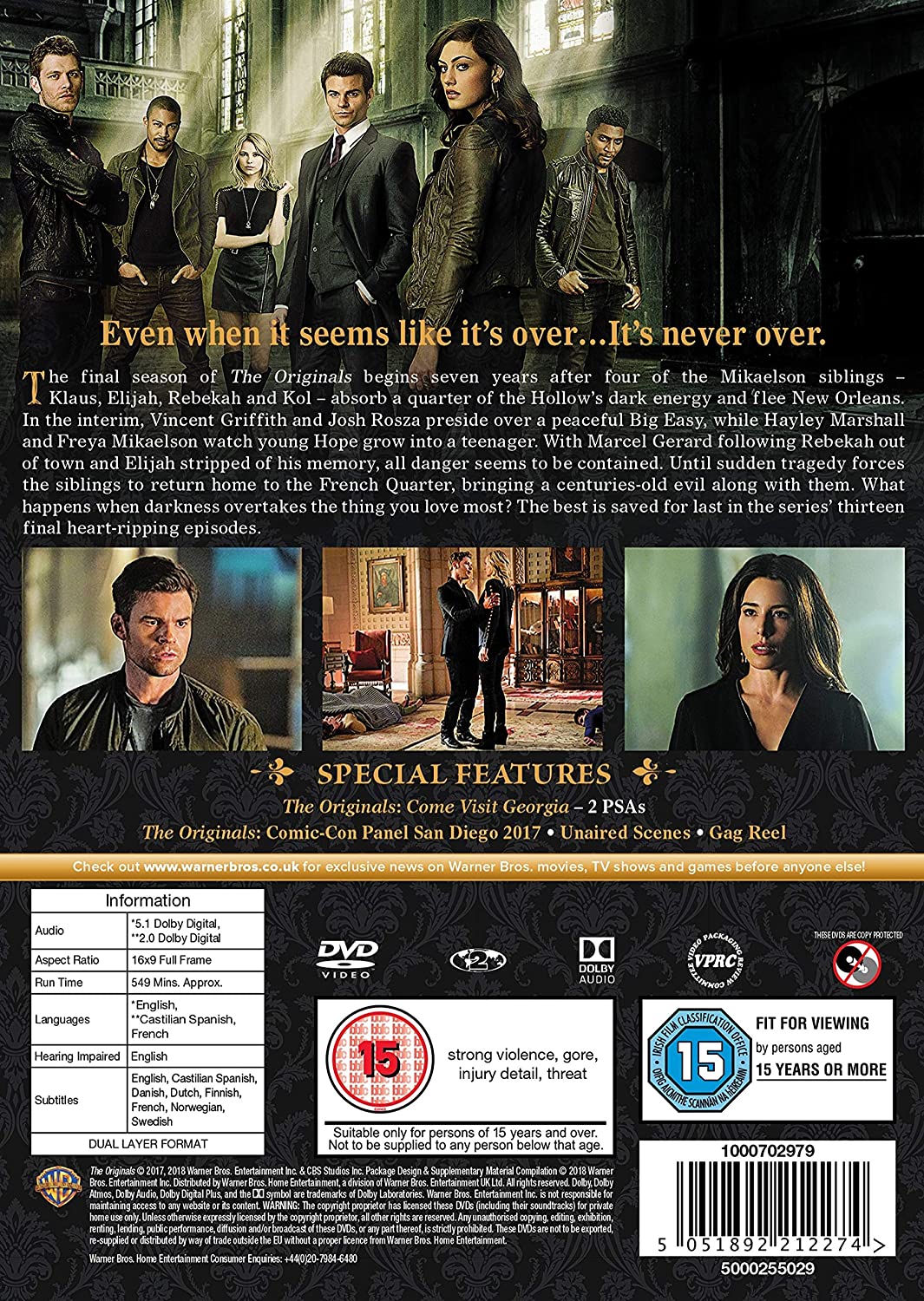 The Originals: Season 5 - Drama [DVD]