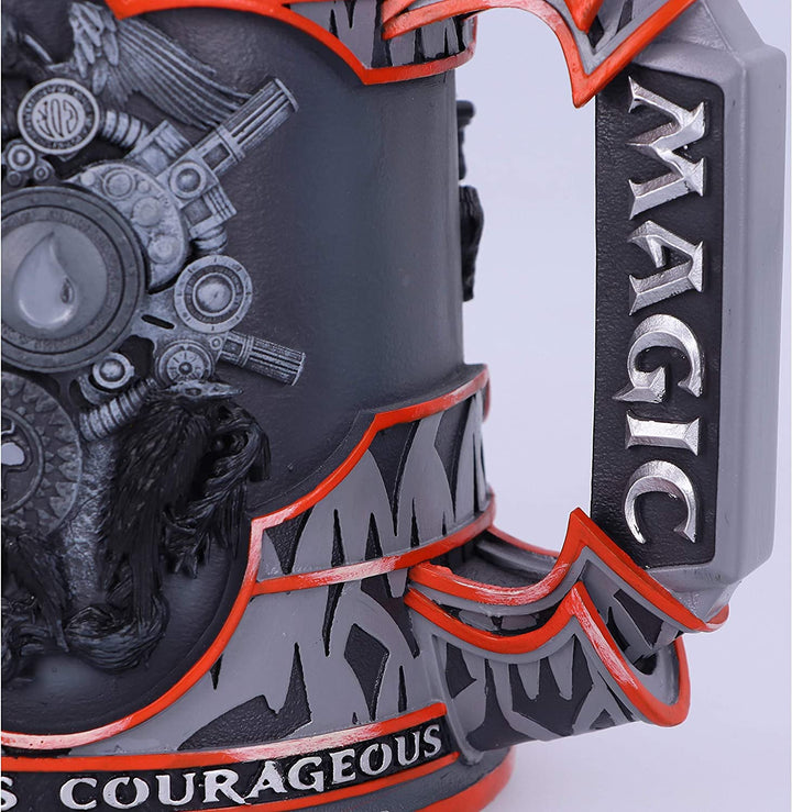 Nemesis Now Magic The Gathering Five Colour Wheel Tankard, Resin, Grey, 15.5cm