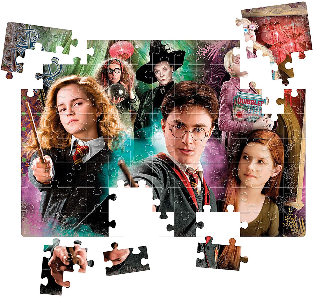 Clementoni 25712, Harry Potter Supercolor Puzzle For Children - 104 Pieces, Ages 6 years Plus