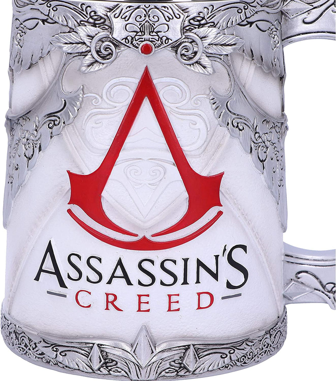 Nemesis Now B5296S0 Officially Licensed Assassins Creed White Game Tankard, Resi