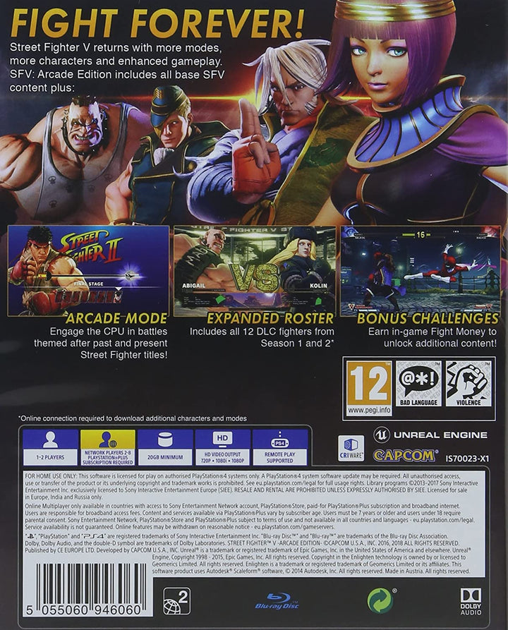 Capcom Street Fighter V Arcade Edition (PS4)