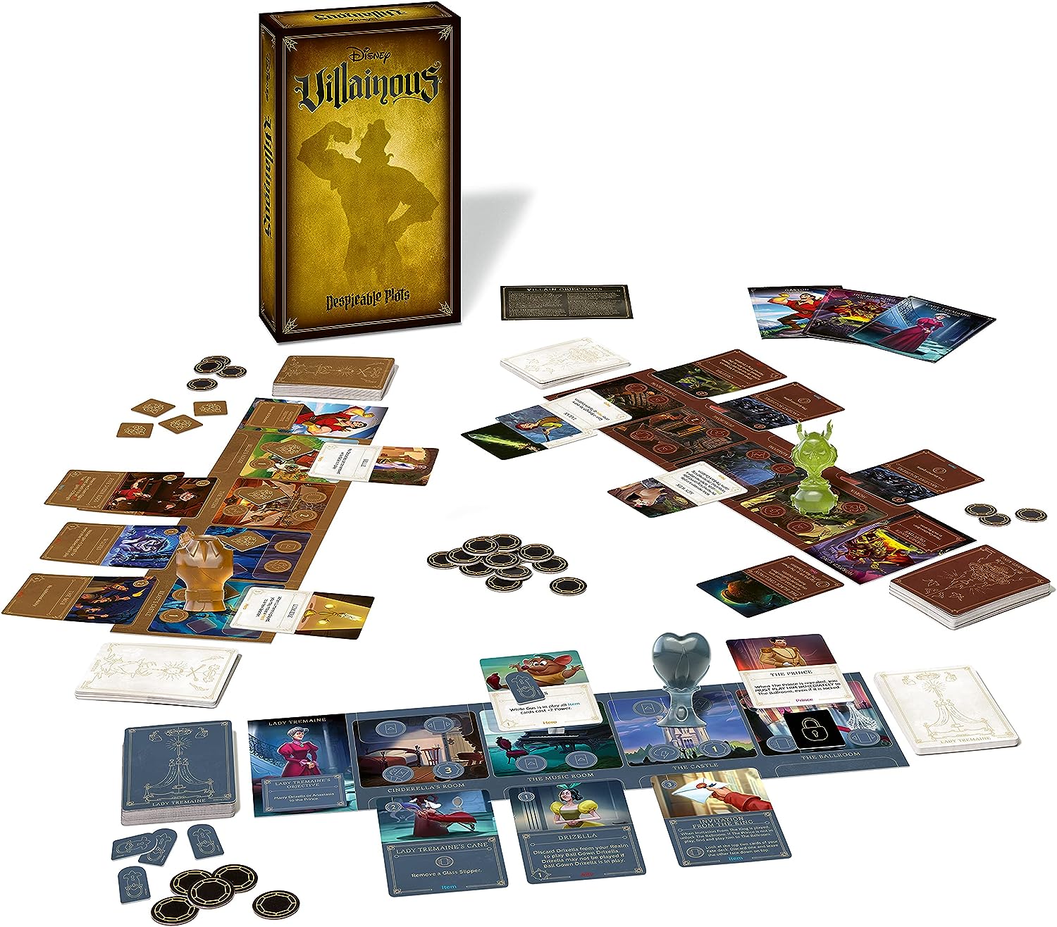 Ravensburger Disney Villainous Despicable Plots Board Game 8