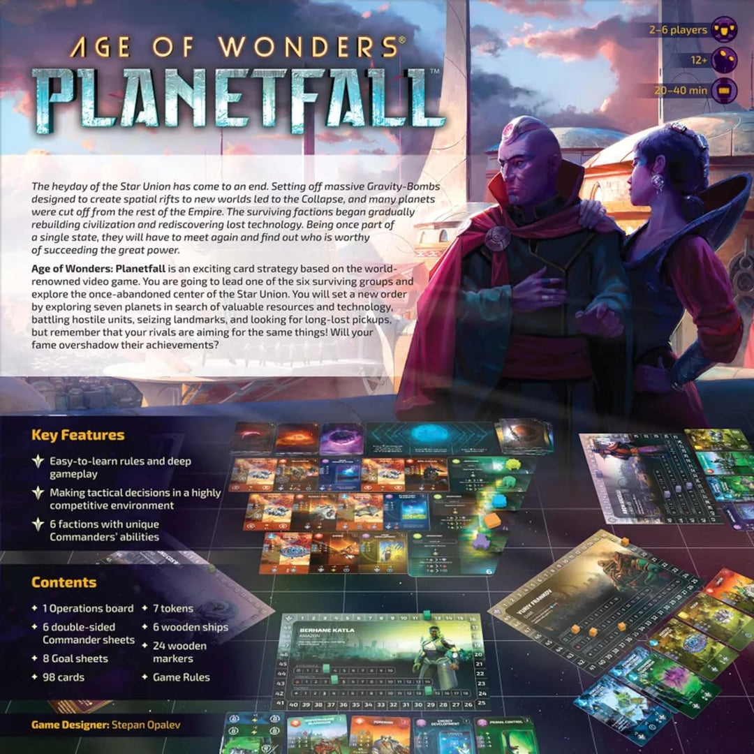 Age of Wonders Planetfall Board Game