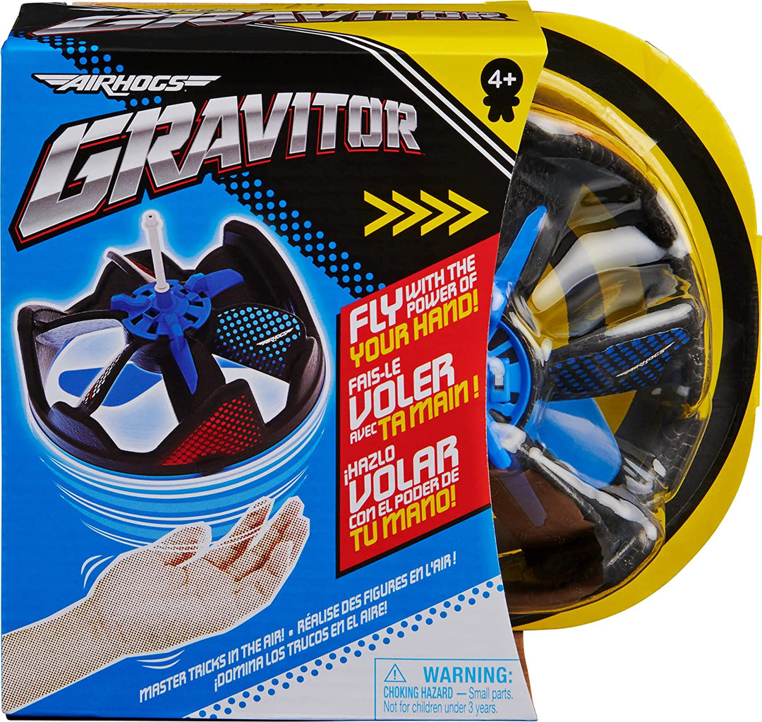 Air Hogs Gravitor con Trick Stick, giocattoli volanti ricaricabili USB, droni per bambini dai 4 anni in su