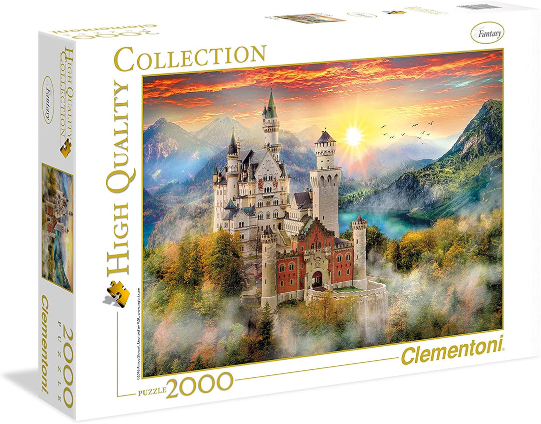 Clementoni 32559.7 Clementoni - 32559 - Kollektion-Neuschwanstein-2000 Stück