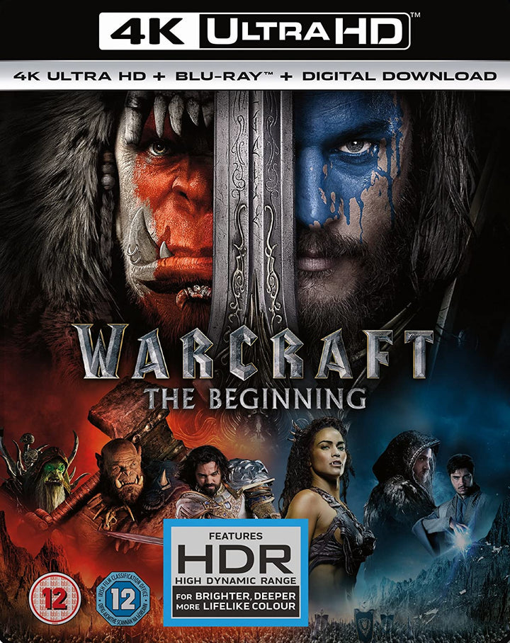 WARCRAFT (4K UHD+BD+UV+BLIZZARD) RT VERS [2017] - Fantasy/Action [Blu-ray]