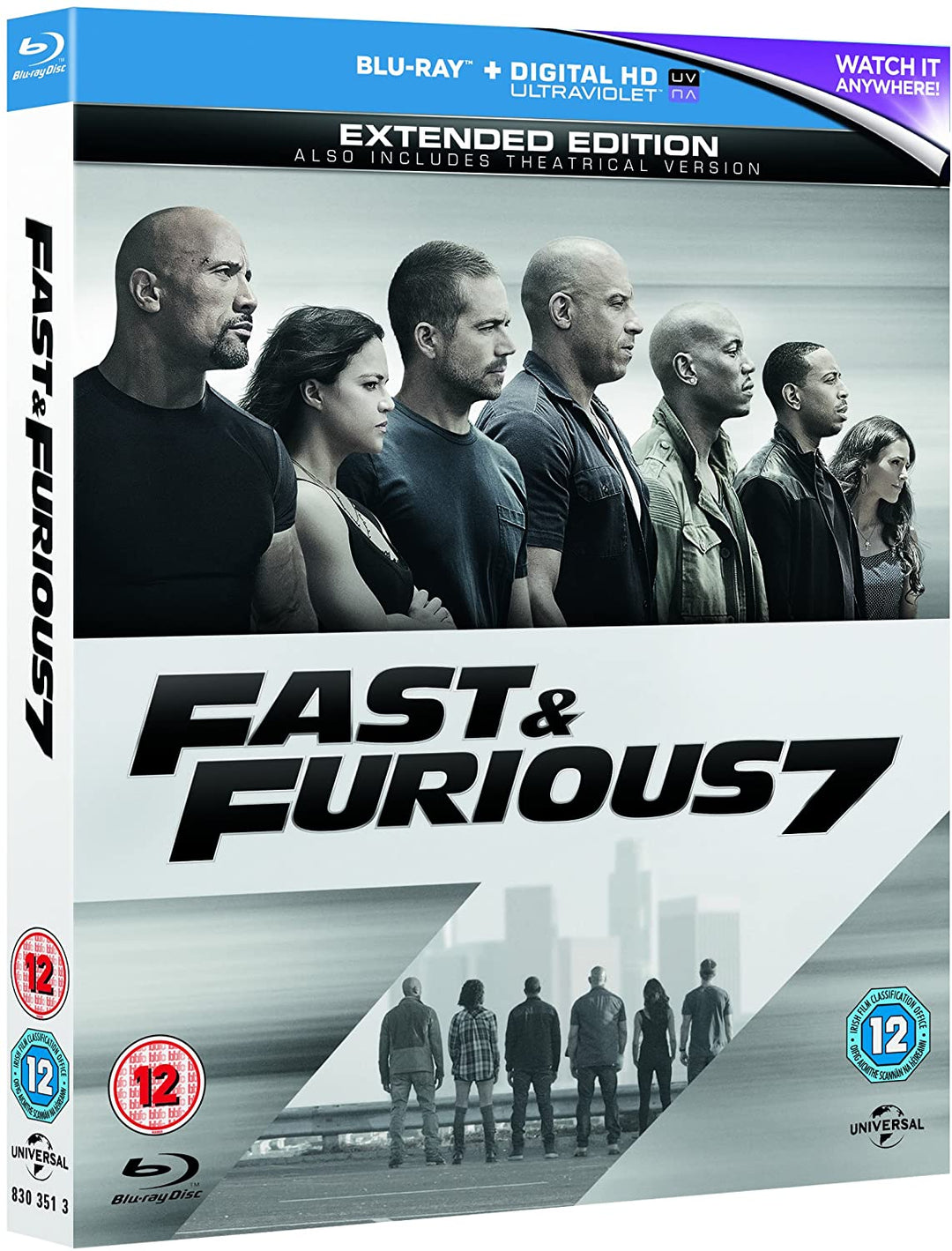 Fast &amp; Furious 7 [Blu-ray] [2017] [Region Free]