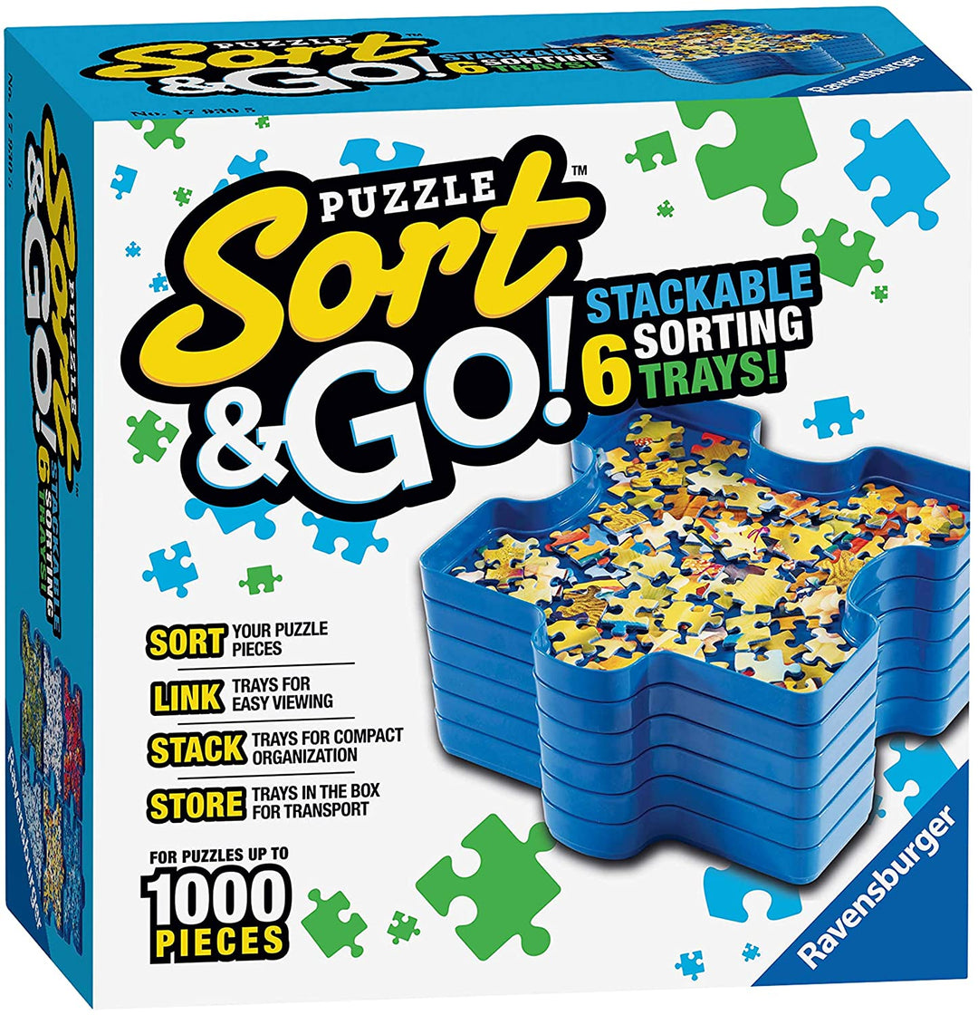 Ravensburger 17930 Sort & Go! Puzzle Sorting Trays