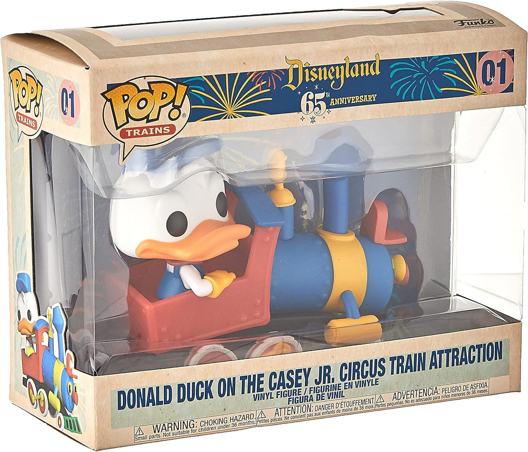 Disney Casey Jr Circus Train Ride Donald Duck with Engine Pop! Vinyl Figure