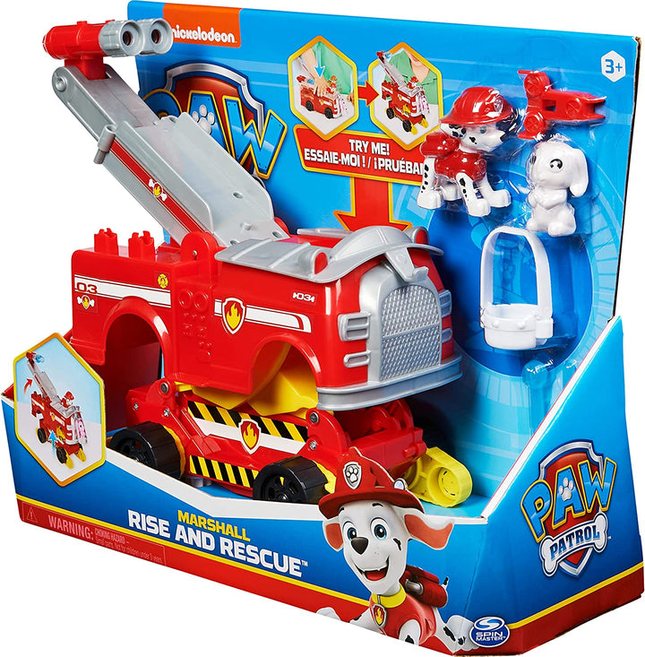 PAW PATROL 6063638, Marshall Rise and Rescue Transforming Car with Action Figure