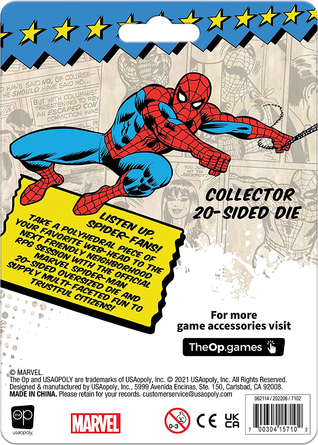 Marvel Spider-Man: 20 Sided Dice