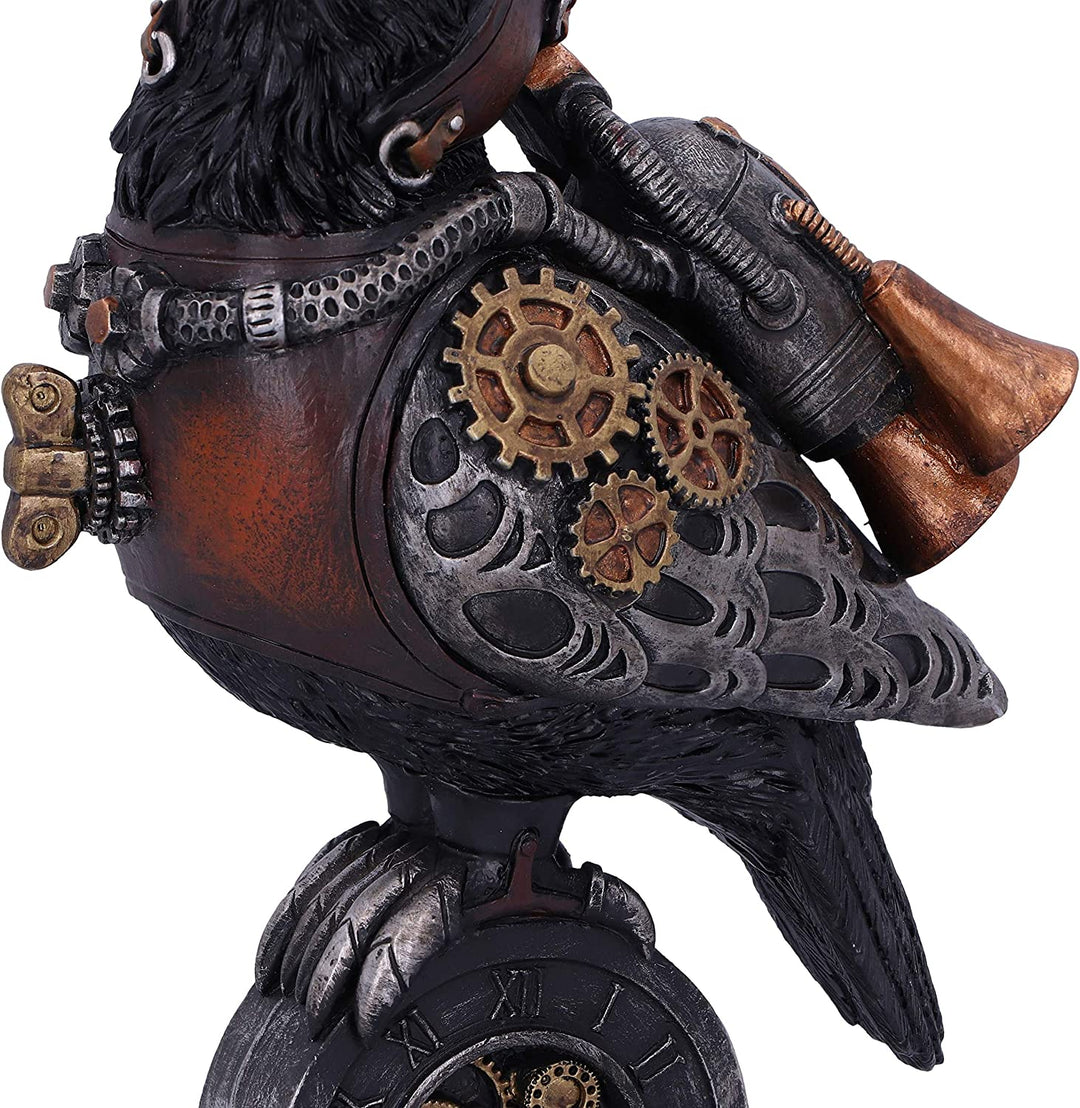 Nemesis Now Steampunk Rivet Raven Figurine, 24cm