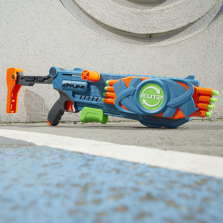 Nerf Elite 2.0 Flipshots Flip-16 Blaster with 16 Dart Barrels That Flip to Doubl