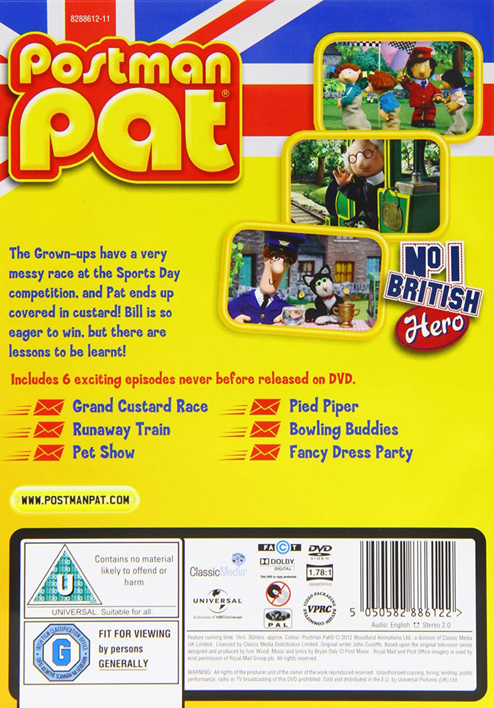 Postman Pat and the Grand Custard Race - DVD (5050582886122)