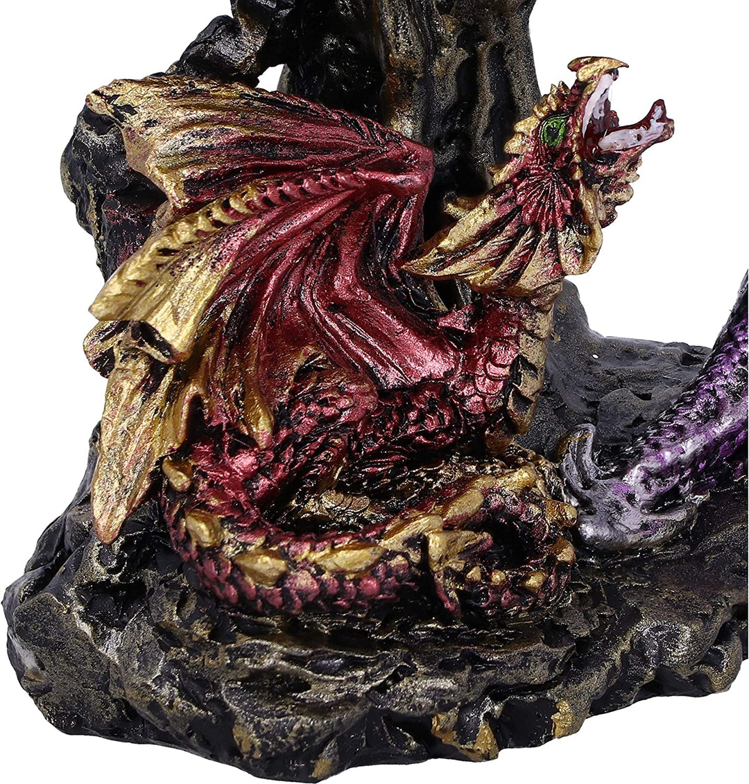 Hatchling Protection Dragon and Dragonling Parental Figurine