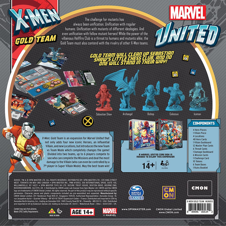 Marvel United X-Men Gold Team Expansion