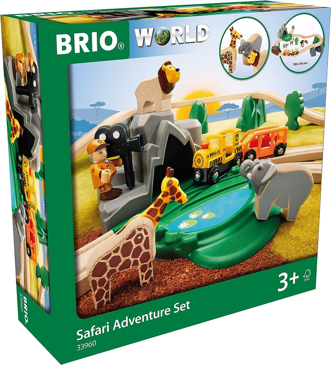 BRIO 33960 Safari Adventure Train Set for Kids