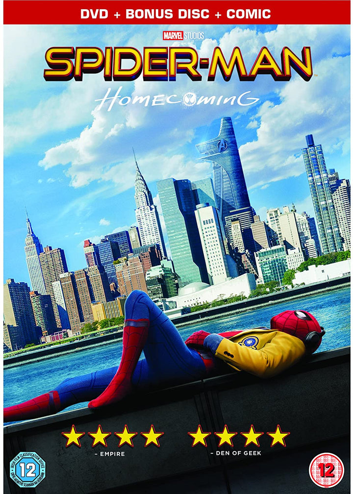 Spider-Man Homecoming [Limited Edition DVD + Comic] [2017] - Action/Adventure [DVD]