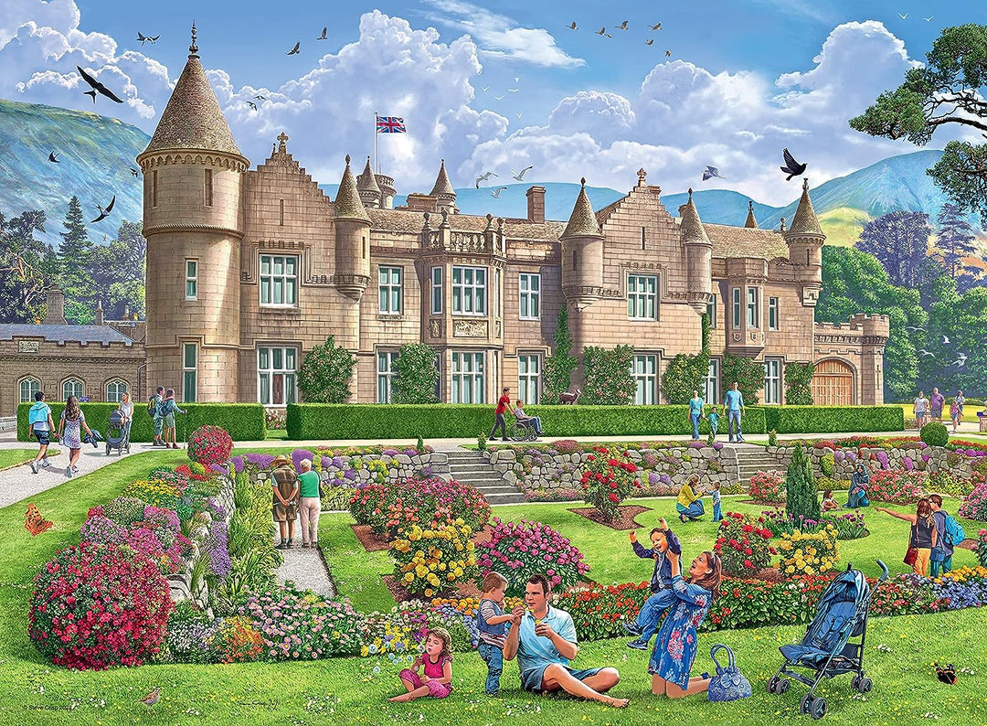 Ravensburger Happy Days Royal Residences 4X 500 Piece Jigsaw Puzzle for Adults & Kids